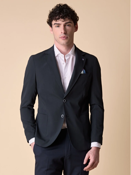 GIACCA MONOPETTO ALTA SARTORIA BLU - V2