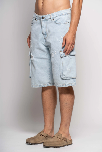 BERMUDA DENIM CARGO - BL11