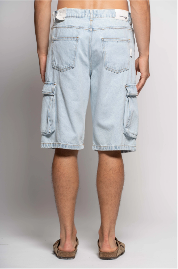 BERMUDA DENIM CARGO - BL11