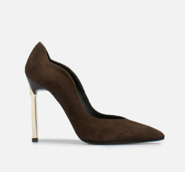 DECOLLETE IN CAMOSCIO - OVYE