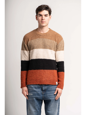 MAGLIONE GIROCOLLO BOUCLE' - BL.11