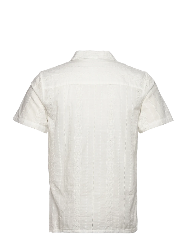 CAMICIA MANICA CORTA TRAFORATA A FANTASIA - INDICODE