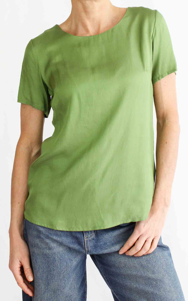 BLUSA IN VISCOSA - WU'SIDE