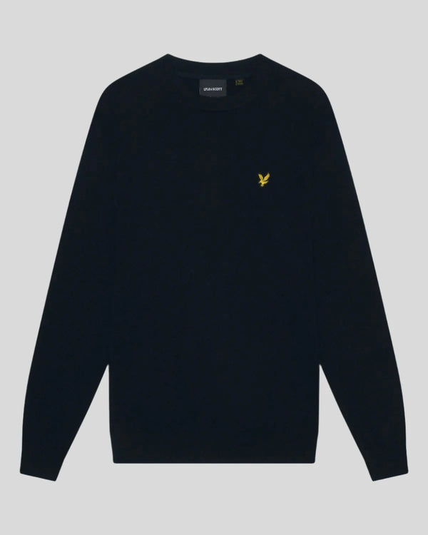 MAGLIONE GIROCOLLO IN COTONE MERINO - LYLE&SCOTT