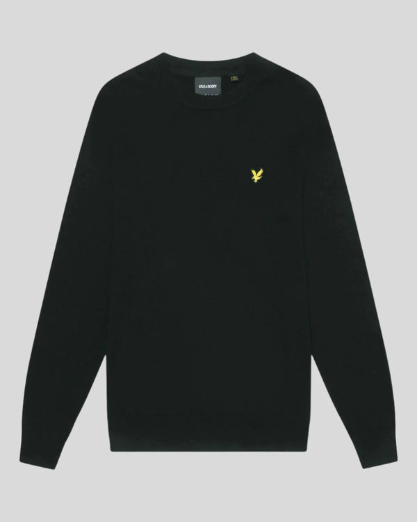 MAGLIONE GIROCOLLO IN COTONE MERINO - LYLE&SCOTT