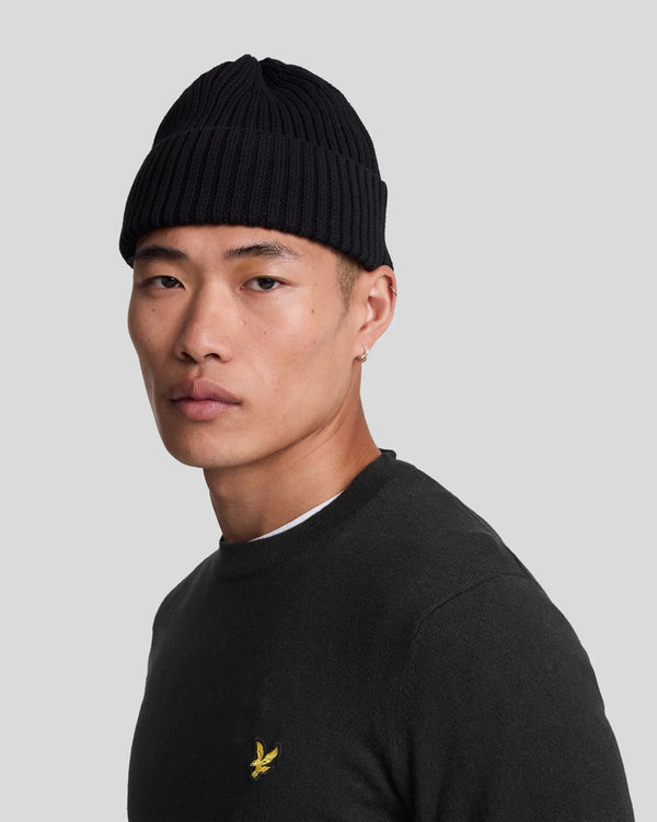 MAGLIONE GIROCOLLO IN COTONE MERINO - LYLE&SCOTT