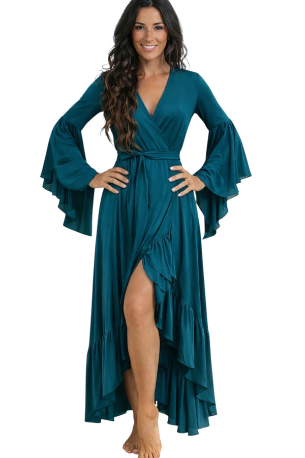 ABITO KIMONO CON MANICA SVASATA - PAHIESA