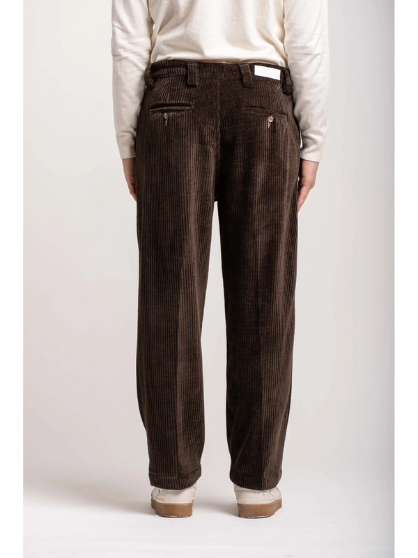 PANTALONE VELLUTO PALAZZO - BL.11