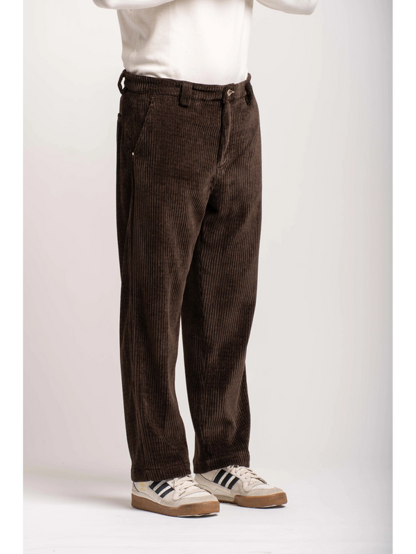 PANTALONE VELLUTO PALAZZO - BL.11