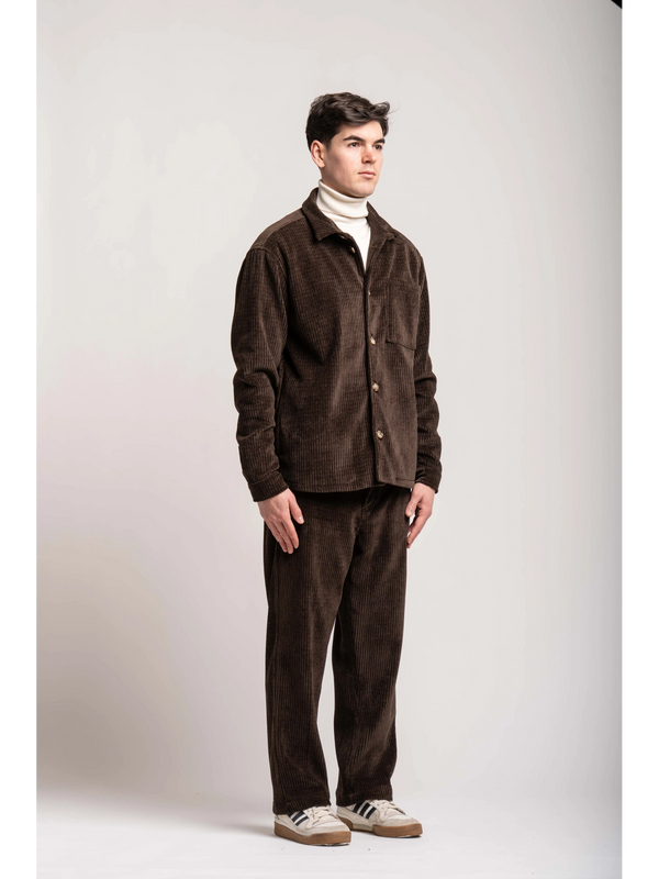 PANTALONE VELLUTO PALAZZO - BL.11