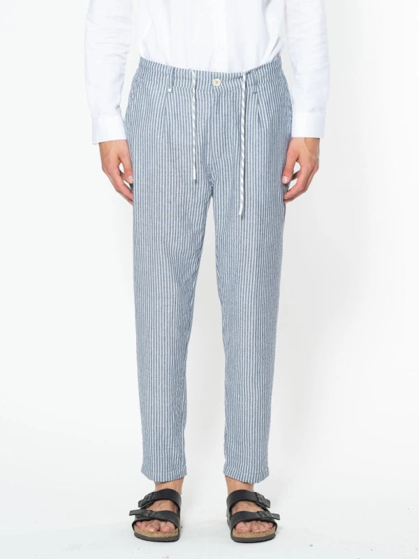 PANTALONI A RIGHE - BL.11
