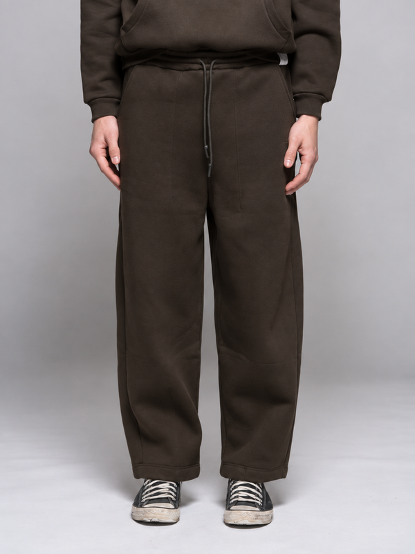 PANTALONE FELPA PALAZZO - BL11
