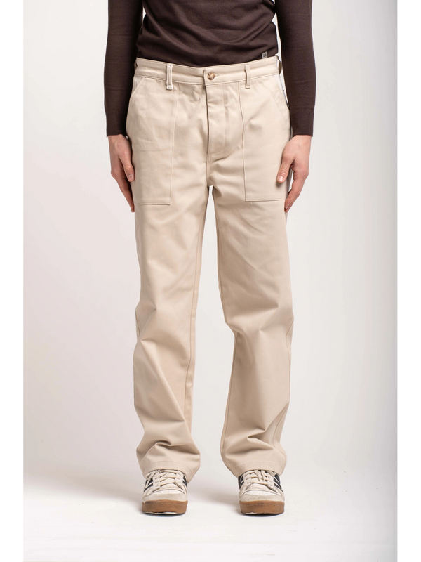 PANTALONI FATIGUE INSERTI VELLUTO - BL.11