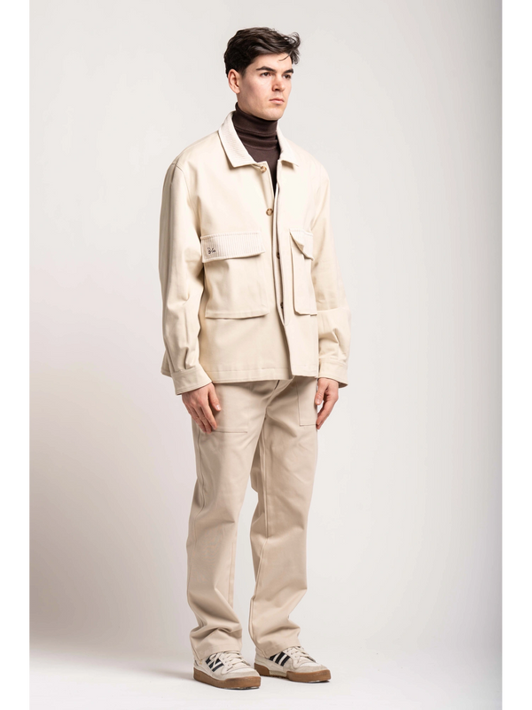 PANTALONI FATIGUE INSERTI VELLUTO - BL.11