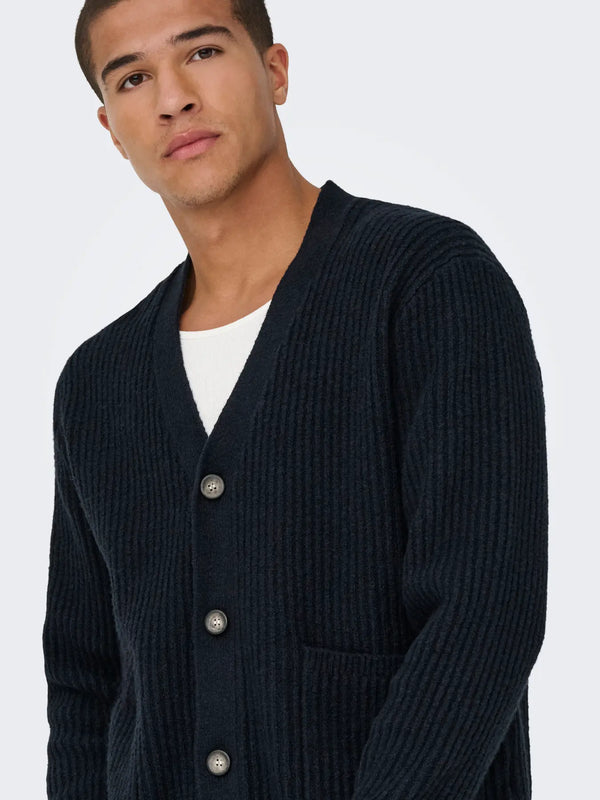 CARDIGAN IN COTONE - ONLY&SONS