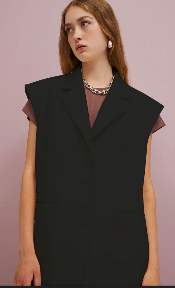 BLAZER OVERSIZE SMANICATO - ISABELLE BLANCHE