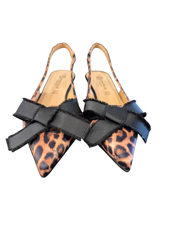 SLINGBACK MACULATE IN TESSUTO CON FIOCCO - DIVINE FOLLIE