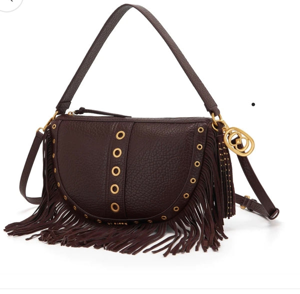 BORSA A TRACOLLA CON FRANGE - LA CARRIE