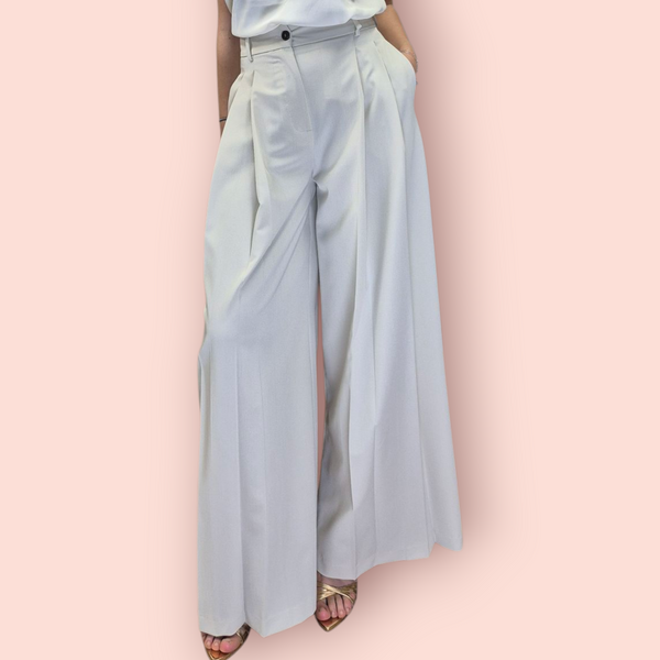 PANTALONE AMPIO CON PENCES - VICOLO