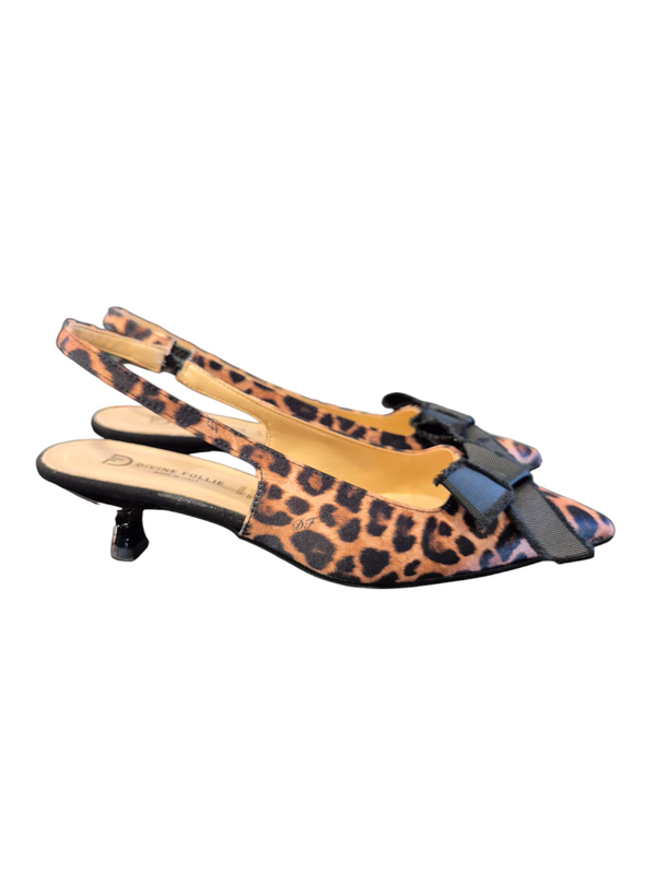 SLINGBACK MACULATE IN TESSUTO CON FIOCCO - DIVINE FOLLIE