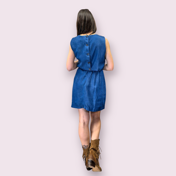 ABITO CORTO IN DENIM - TENSIONE IN