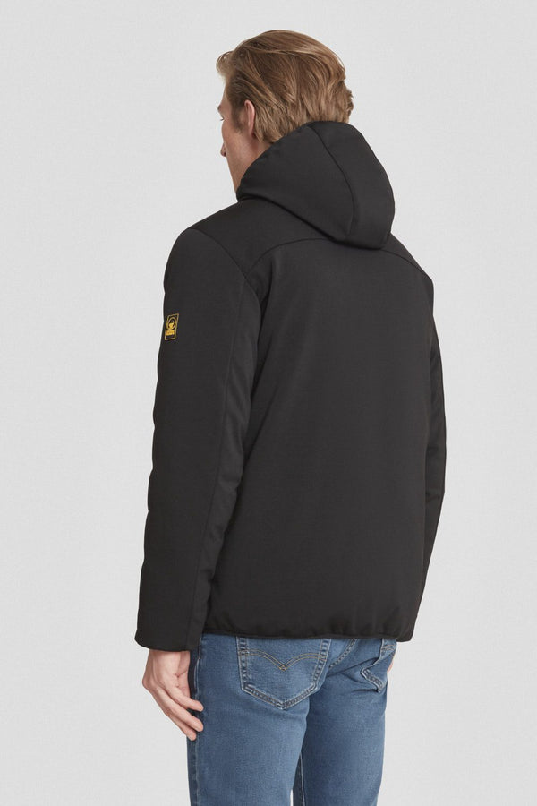 CIESSE GIACCA CORTA NERA IN SOFTSHELL.