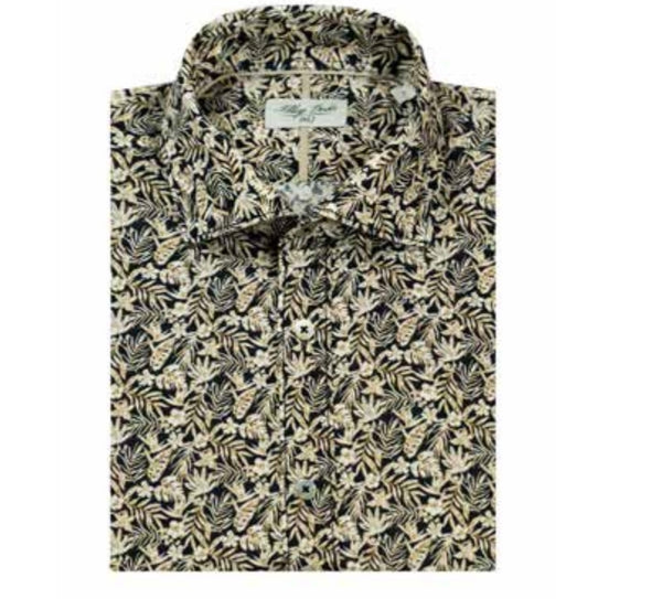 CAMICIA COLLO FRANCESE FLOREALE - ALLEY DOCKS