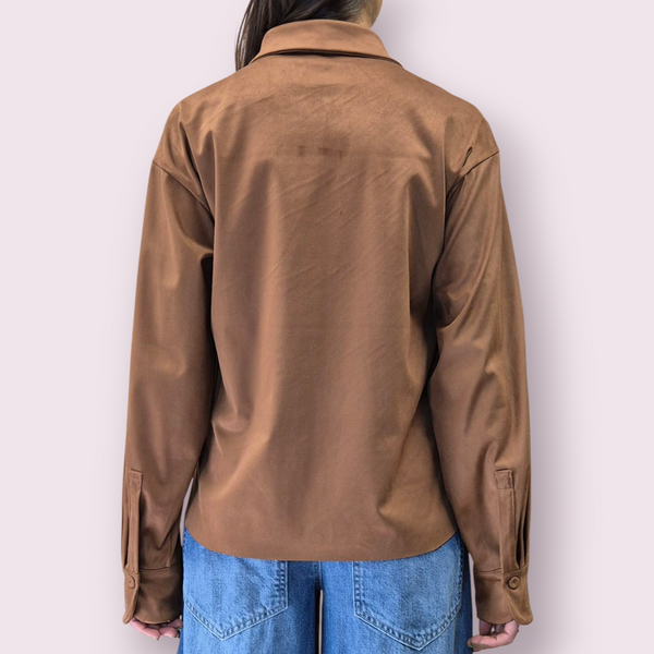 CAMICIA IN SUEDE - TENSIONE IN