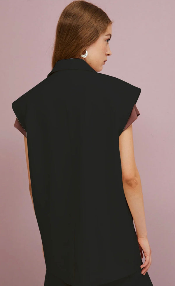 BLAZER OVERSIZE SMANICATO - ISABELLE BLANCHE