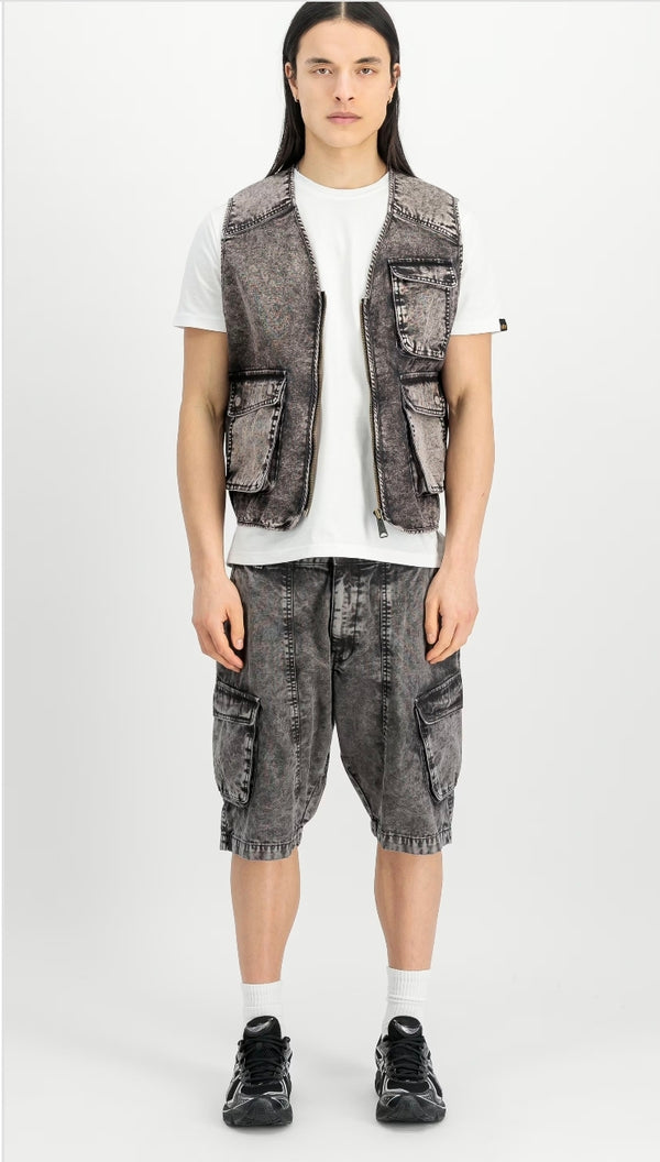 GILET IN TELA DENIM - ALPHA