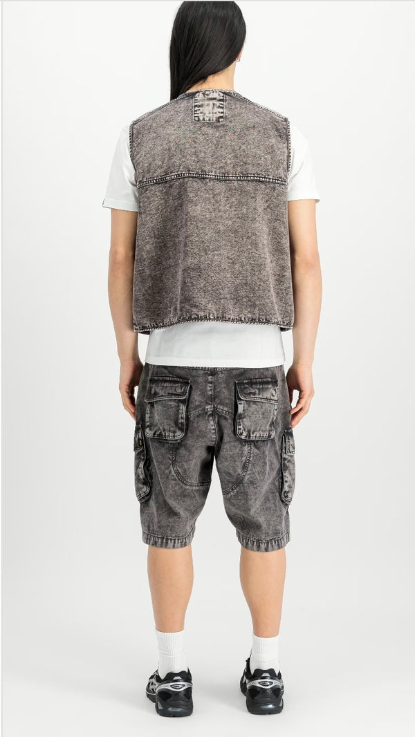 GILET IN TELA DENIM - ALPHA