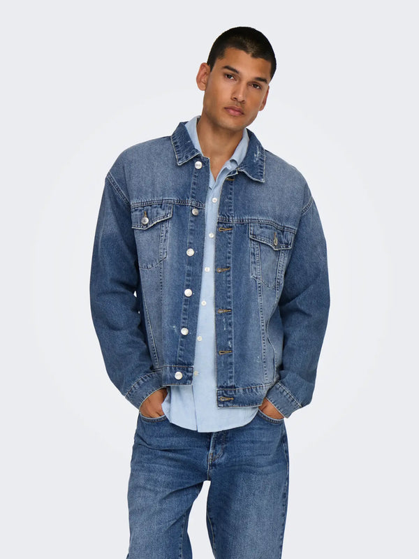 GIUBBOTTO IN DENIM - ONLY&SONS