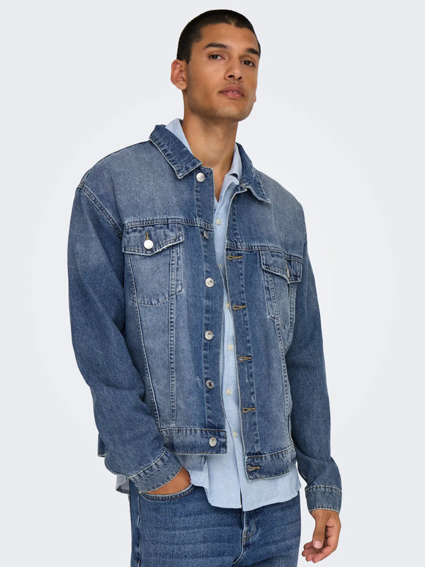 GIUBBOTTO IN DENIM - ONLY&SONS