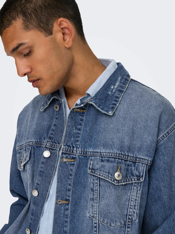 GIUBBOTTO IN DENIM - ONLY&SONS