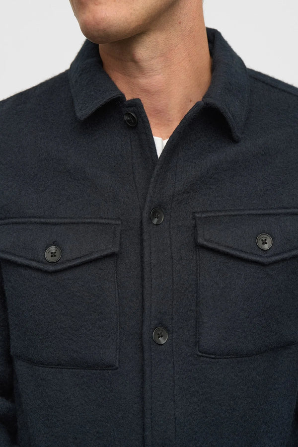 CAMICIA AKOSCAR IN LANA BOLLITA -ANERKJENDT