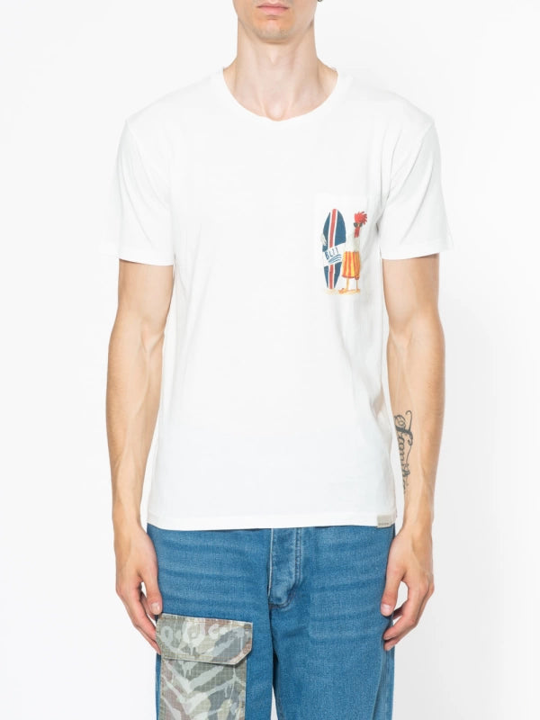 T-SHIRT STAMPA GALLO - BL.11