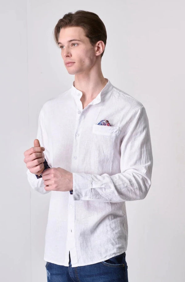 CAMICIA COREANA LINO - V2